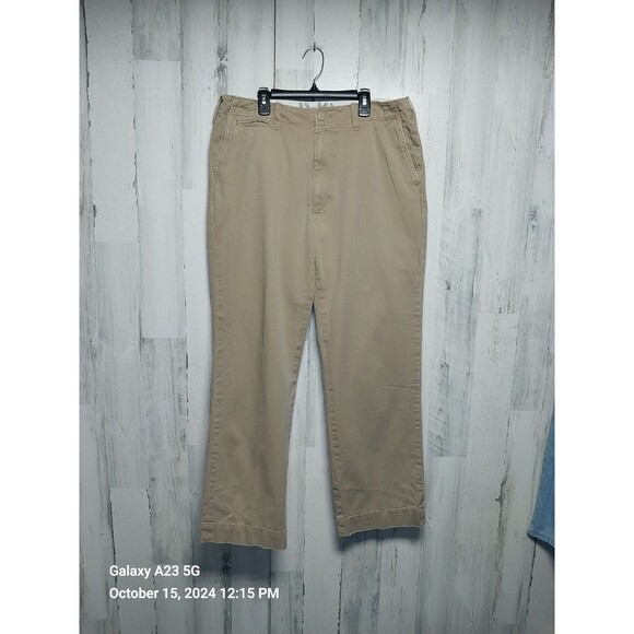 Polo Jeans Company Ralph Lauren Men's Tan Chino Pants Size 33X30 (Actual 35x29) - Picture 4 of 11